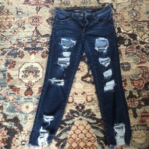 American eagle jegging crop jeans